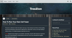 Desktop Screenshot of freezion.com