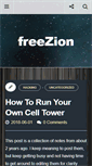 Mobile Screenshot of freezion.com