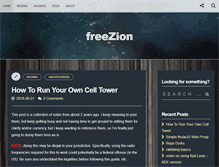 Tablet Screenshot of freezion.com